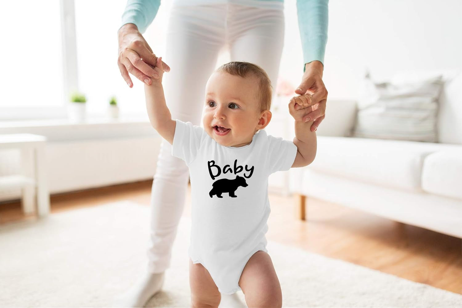 Baby Bear- Novelty Gift - Funny Cute Infant Creeper, One-Piece Baby Bodysuit